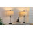 26” Modern Glass Bedside Table Lamps with Dual USB Ports, Touch Control, and Bulbs-1768254523-1747677746