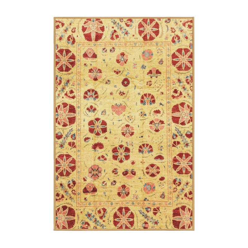 Abstract Indoor Rug, Rectangle 7' x 9'
