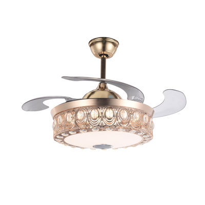 Isajah 43'' Ceiling Fan with LED Lights
