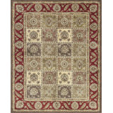 Hand-Knotted High-Quality Multi-Colored Area Rug