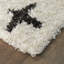 Tapis géométrique crème / noir Carris-884520476