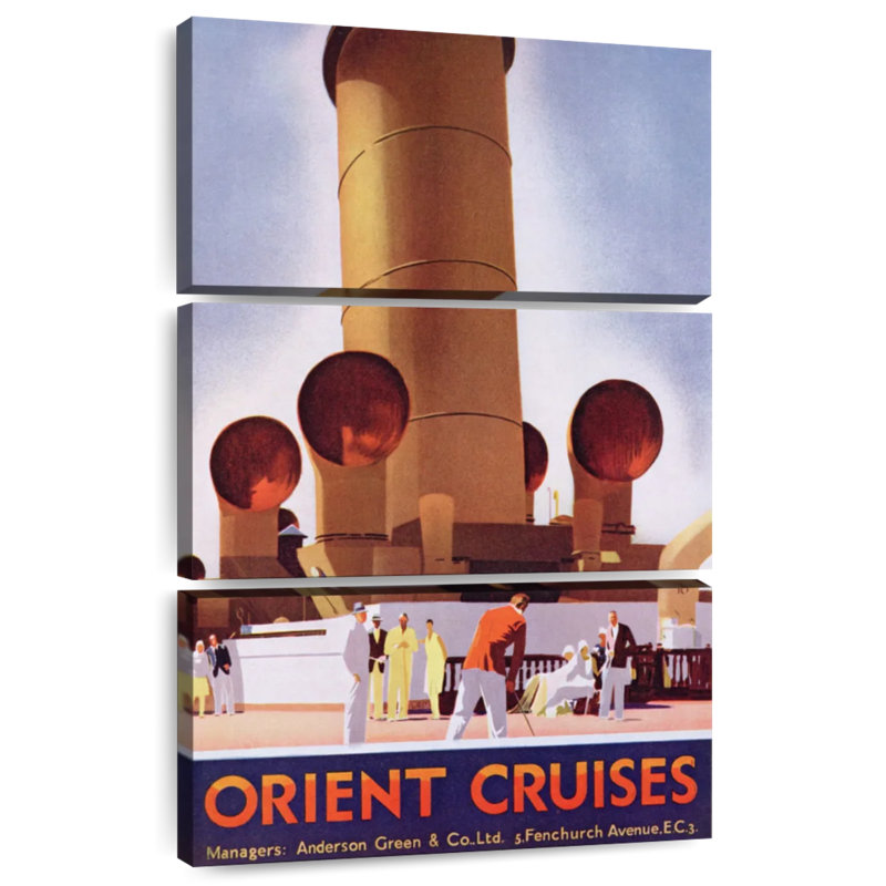 Mehar Orient Cruises, 32" H x 20" W