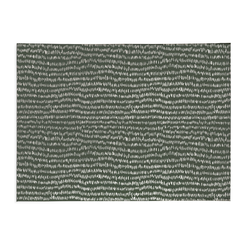 Tapis de bureau léger Crop Row, L 7 pi x L 5 pi, Chimichurri