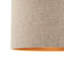 20 cm H Drum Lamp Shade ( No Direct Attachment Method ) in Brown