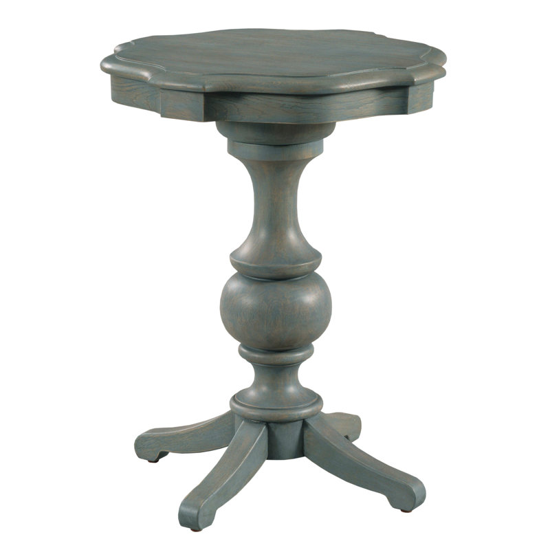 Hisbe Solid Wood End Table