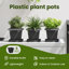  Square Flower Pot 6 Pcs Plastic-354333277-354333276