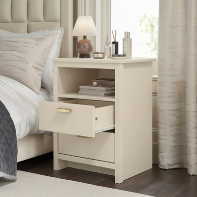 Bonnie 2 Drawer Bedside Table