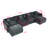 Modern Chenille Loveseat Sofa Couch With Ottoman-1360277065-1360277066