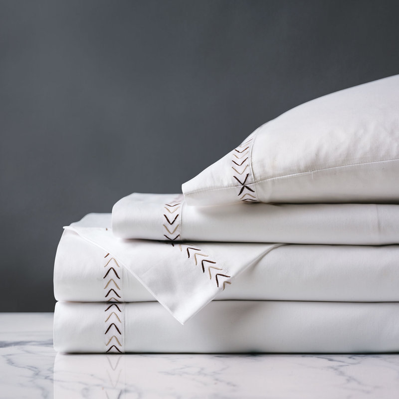 Miri Coffee Sheet Set, Queen