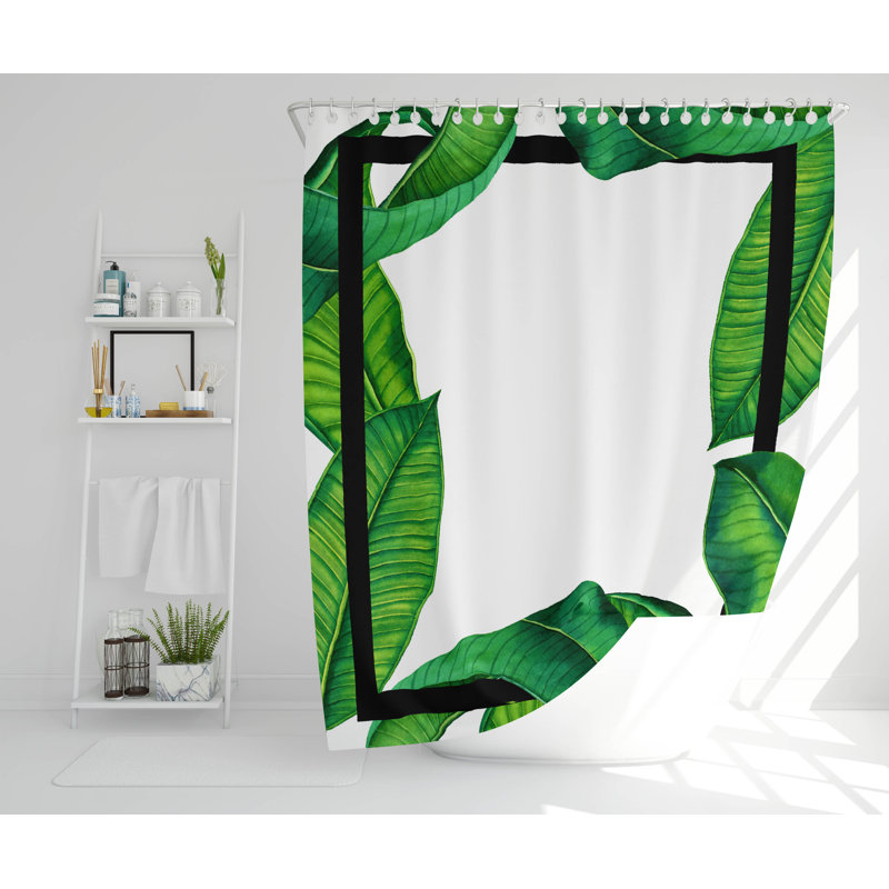 Briallen Polyester Shower Curtain Set, 177cm H x 177cm W