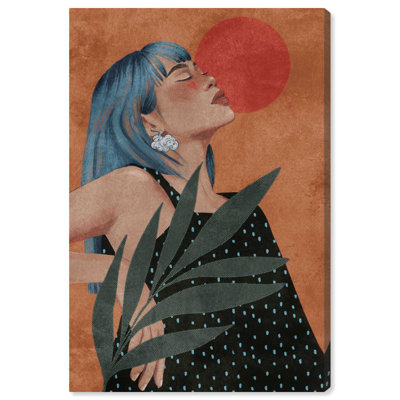 «Reed Moon Portrait Canvas Modern Boho Portrait Wall Art» par Art Remedy