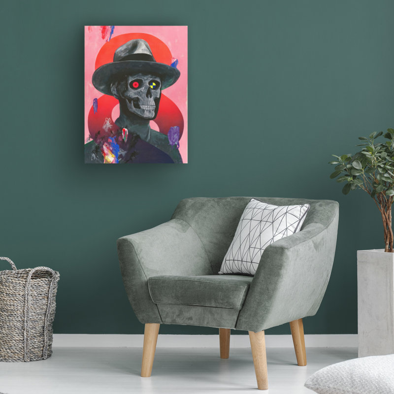 Art sur toile, "Famous quand mort", H 19 po x l 14 po