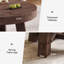 Table basse ronde en bois massif-238457755