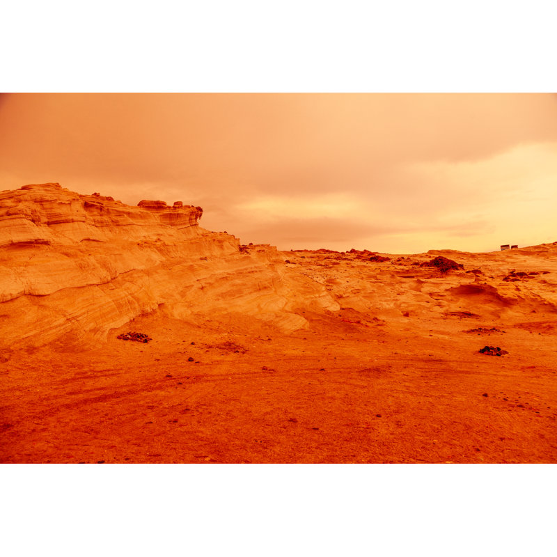 Mars Landscape by Serts - No Frame Art Prints on Canvas, 20cm H x 30cm W