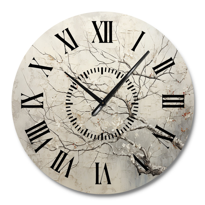 Horloge murale arbre, Grand