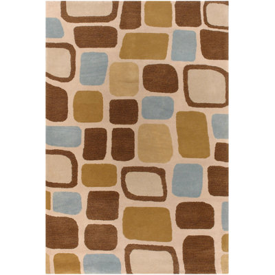 Performance Wool Abstract Indoor Rug