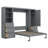Murphy Bed Wall Bed With Closet ,Drawers And Shelves-468050031