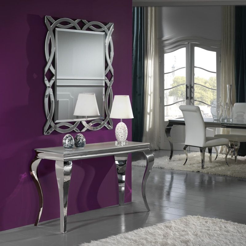 Baldwin 128cm Glass Top Console Table