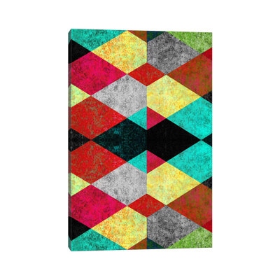 Geometric Mundo D by Diego Tirigall - Wrapped Canvas Print