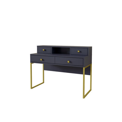 Bartlesville Metal Base Writing Desk