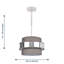 Kinvara Fabric Semi Flush Mount-2056977292