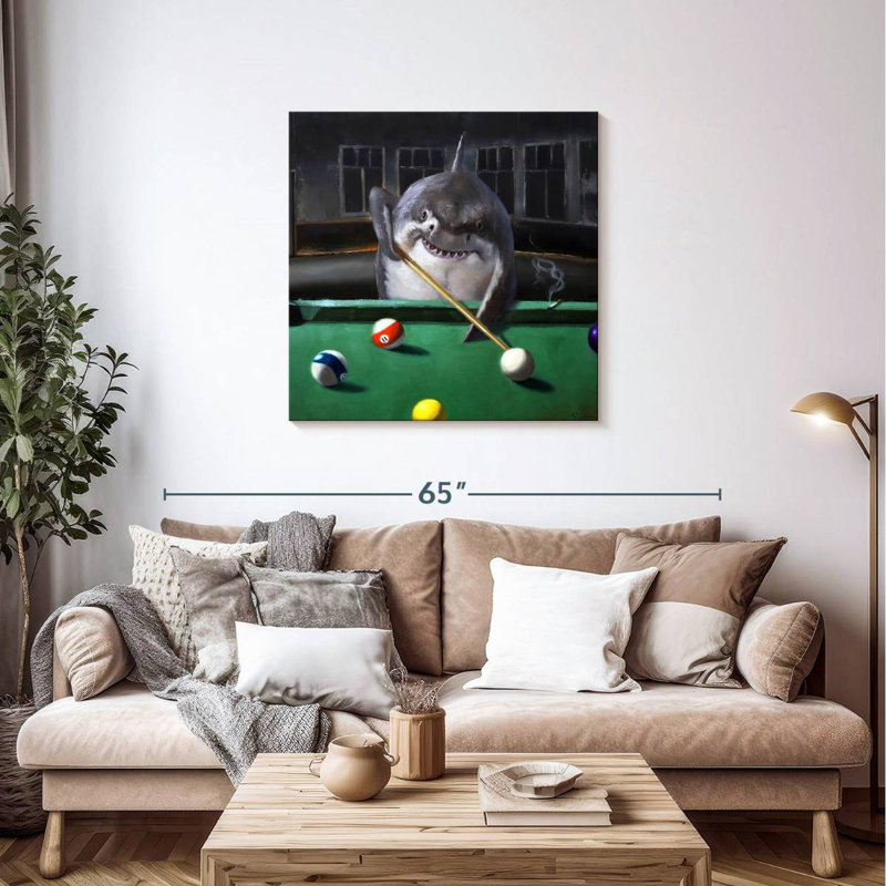 Ketti Pool Shark, 36" H x 36" W
