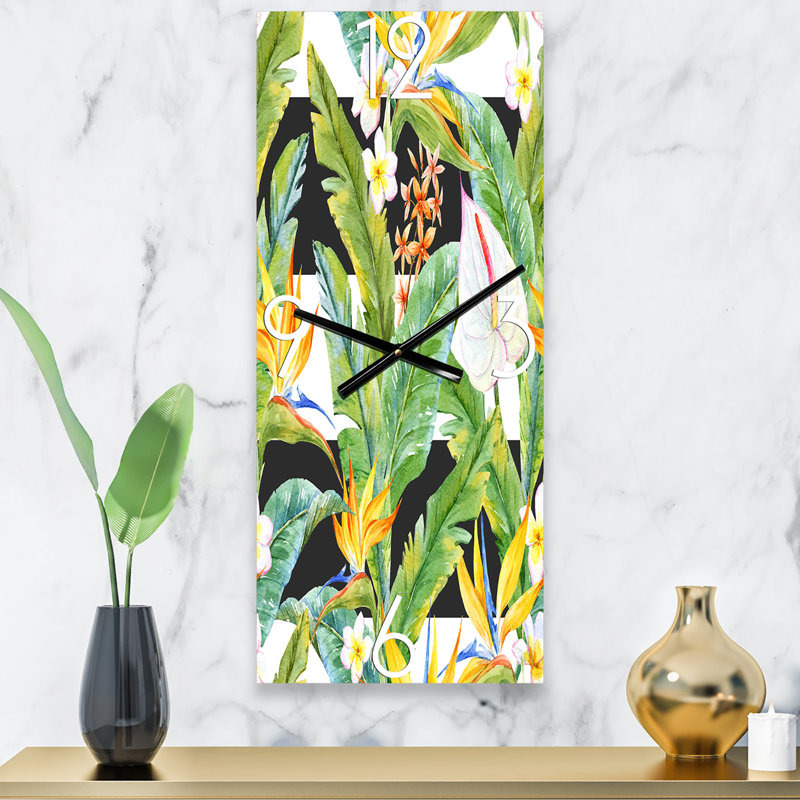 Horloge murale Tropical, Grand