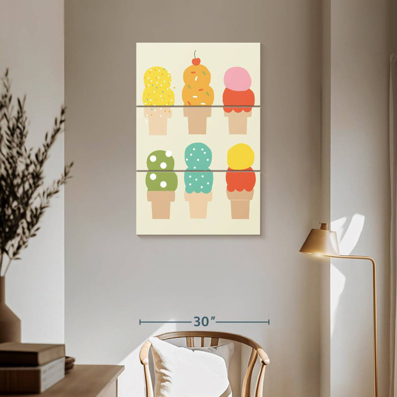 Yarlin Double Scoops, 57" H x 36" W