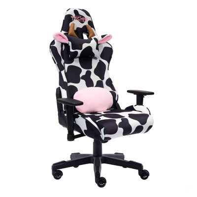 Fauteuil de jeu TS85 COW Print LUXX Series