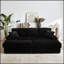 Canapé de 84 pouces à 3 places en velours côtelé avec 3 coussins de dossier, 2 coussins décoratifs, 2 repose-pieds, 2 espaces de rangement et des rainures de maintien des tasses Comfy - Rainures de maintien-378175730