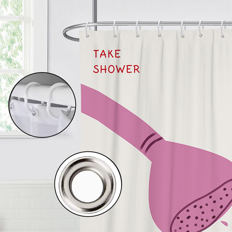 Rideau de douche en polyester