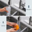 Pull Down Single Handle Kitchen Faucet with Accessories-59881651