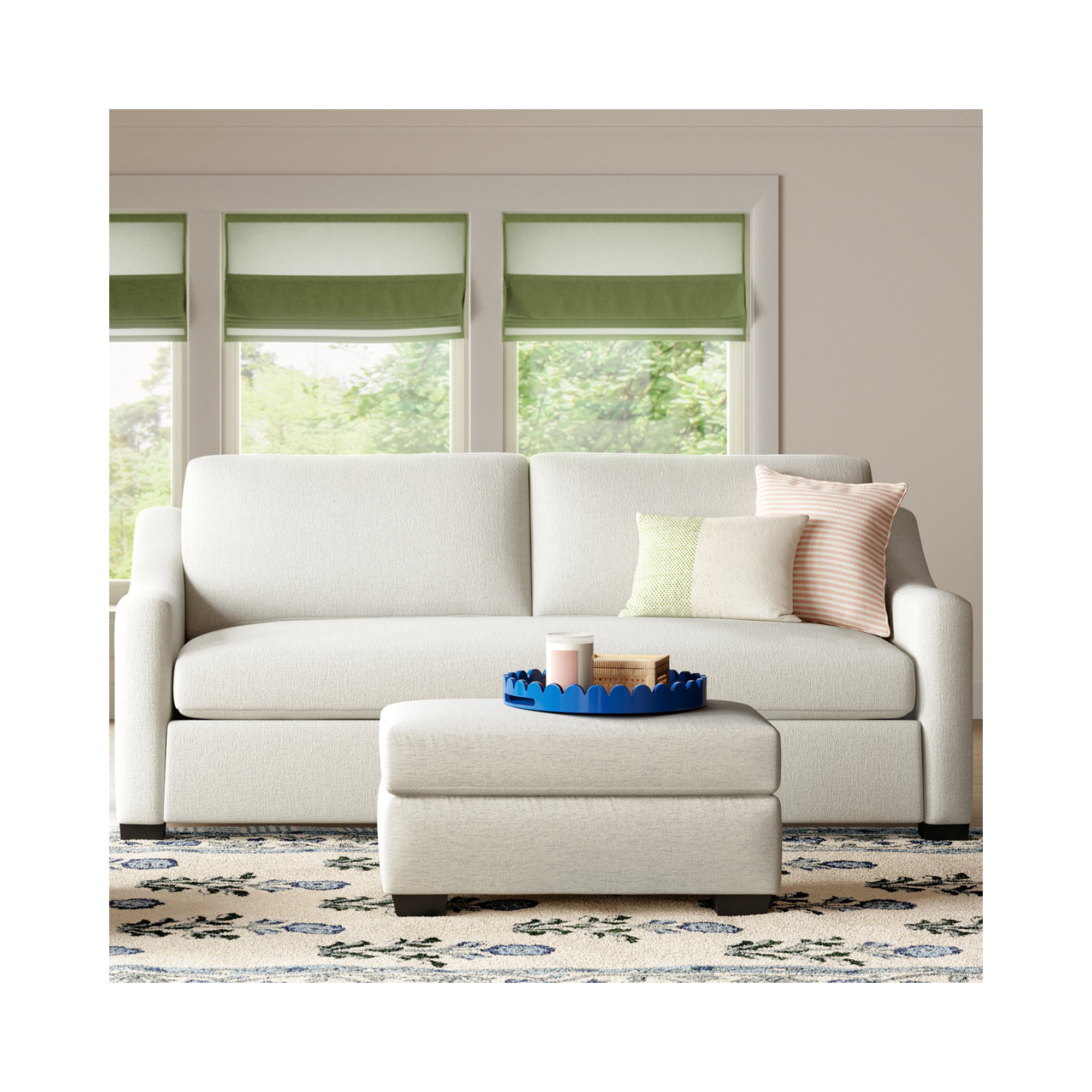 Alice Handmade Wool Rug, Runner 2'6" x 8'