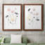 Blush & Black Wildflowers I encadré mat - prêt à accrocher-1744735778-1744735801