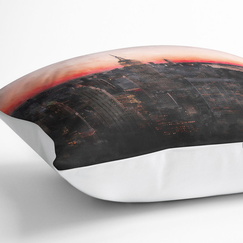 Square Cushion, 40cm H x 40cm W x 15cm D, White