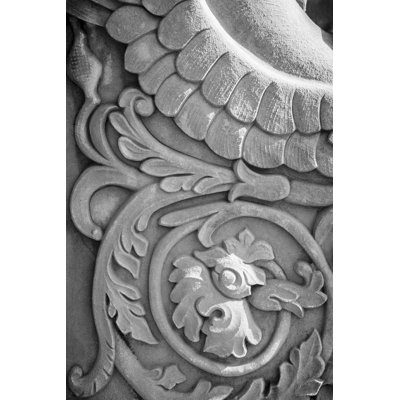 Black & White Fountain Detail II by Laura DeNardo - Photograph Print