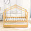 Lit simple en bois avec tiroirs-765448627