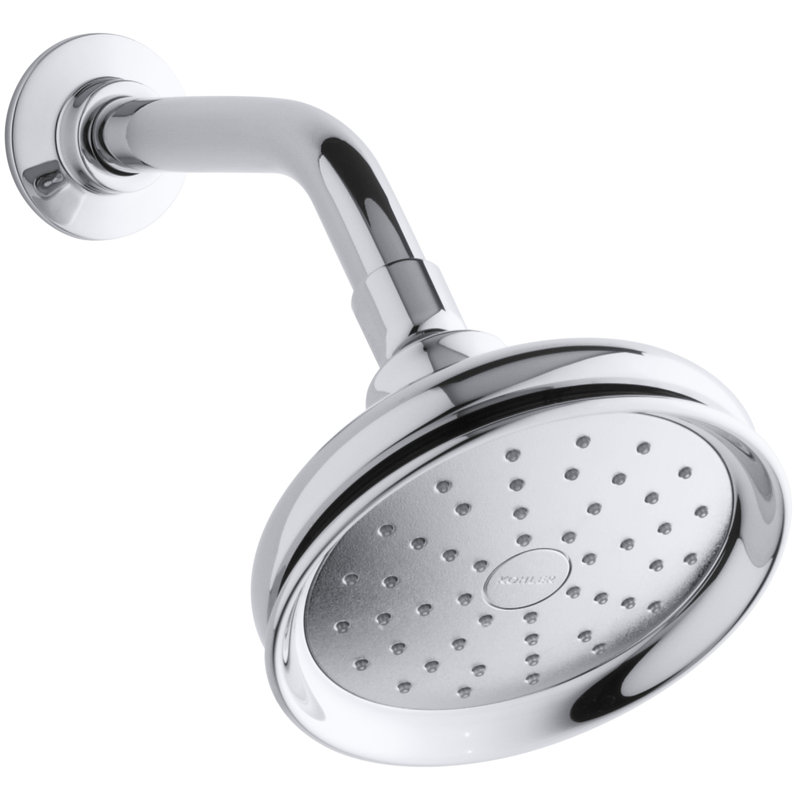 Fairfax 2.0 GPM Single-Function Shower Head with Katalyst Air-Induction Spray, Polished Chrome