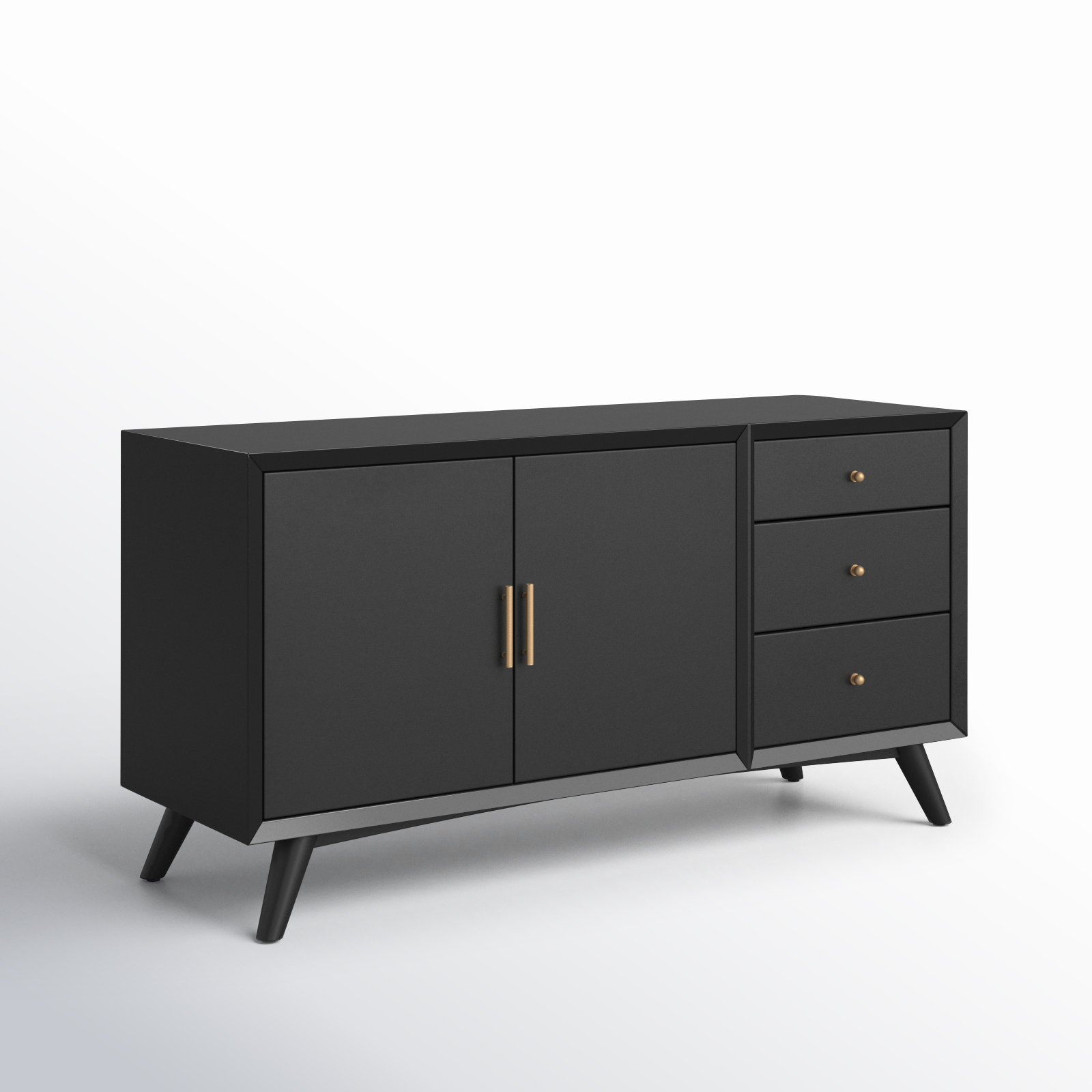 Williams Mahogany Sideboard, Black