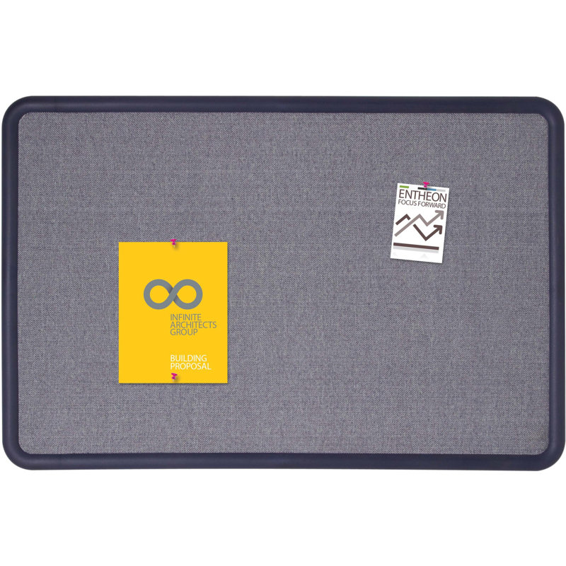 Quartet® No Fabric Wall Plastic Bulletin Board