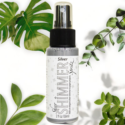 Sparkling Silver Mist Sheer Shimmer Spray 2oz
