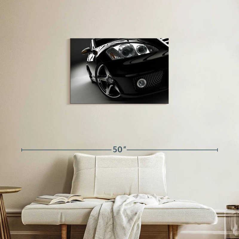 Mehar Black Car Headlights, 20" H x 30" W