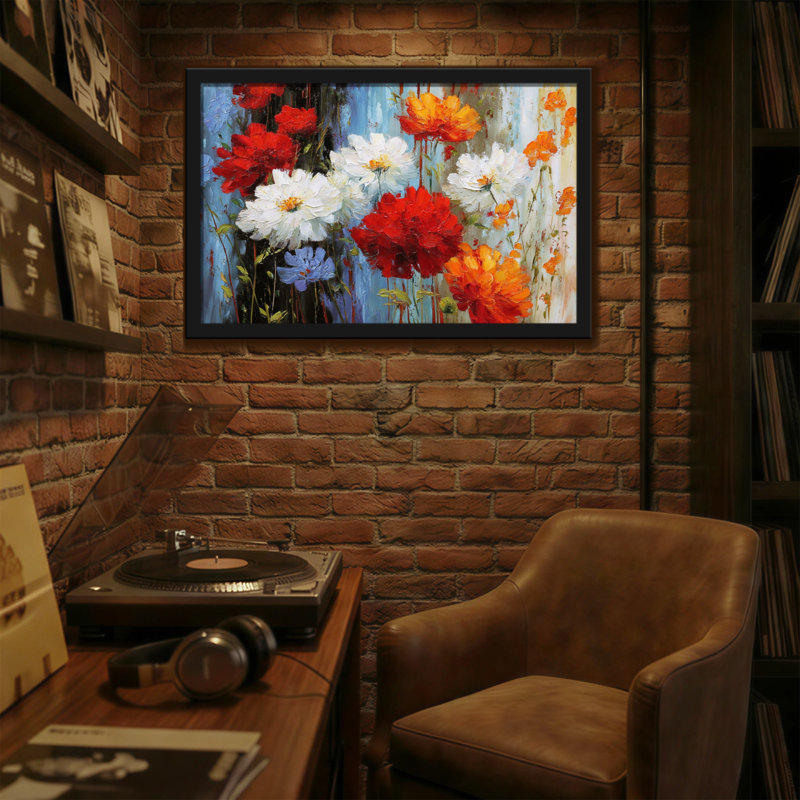 Plantes et fleurs Fleurs éclatantes aux couleurs et textures audacieuses, H 12 po x l 18 po