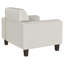 Fauteuil d'appoint capitonné Dana Greige-86637224