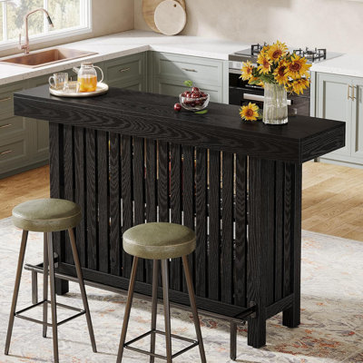 Unité de bar 63 po Modern Black