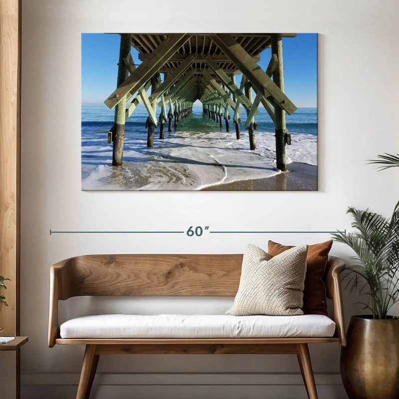 Under wrightsville beach pier Aletra, H 32 po x l 48 po