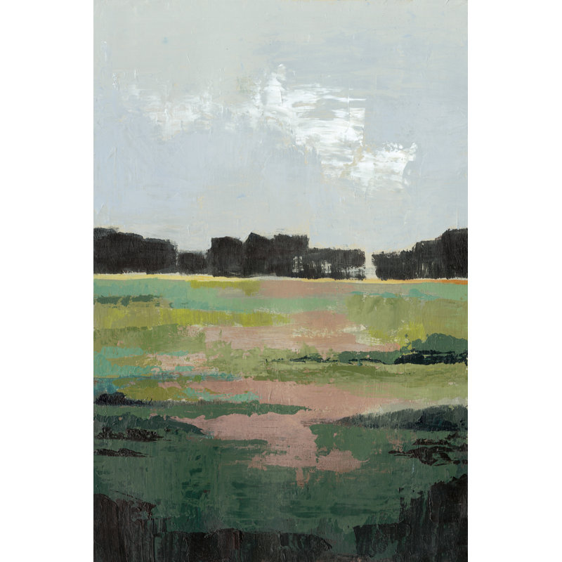 Pâture brillante II, H 48 po x l 32 po x P 1,25 po