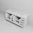 Double Bath Vanity with White Quartz Top-110822129