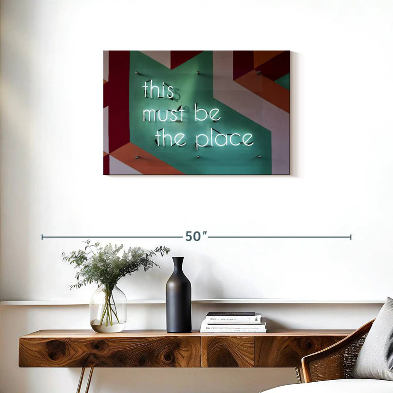 Tergel This Must Be The Place Typography, 20" H x 30" W