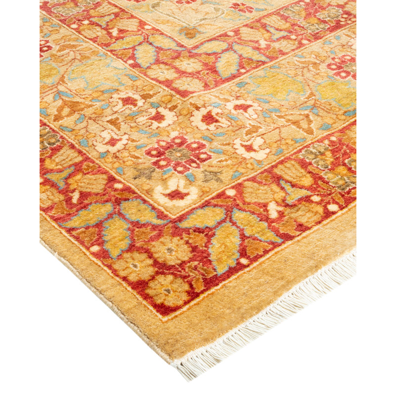 Classic One-of-a-Kind 9' 1" x 12' 8" Hand Knotted Area Rug